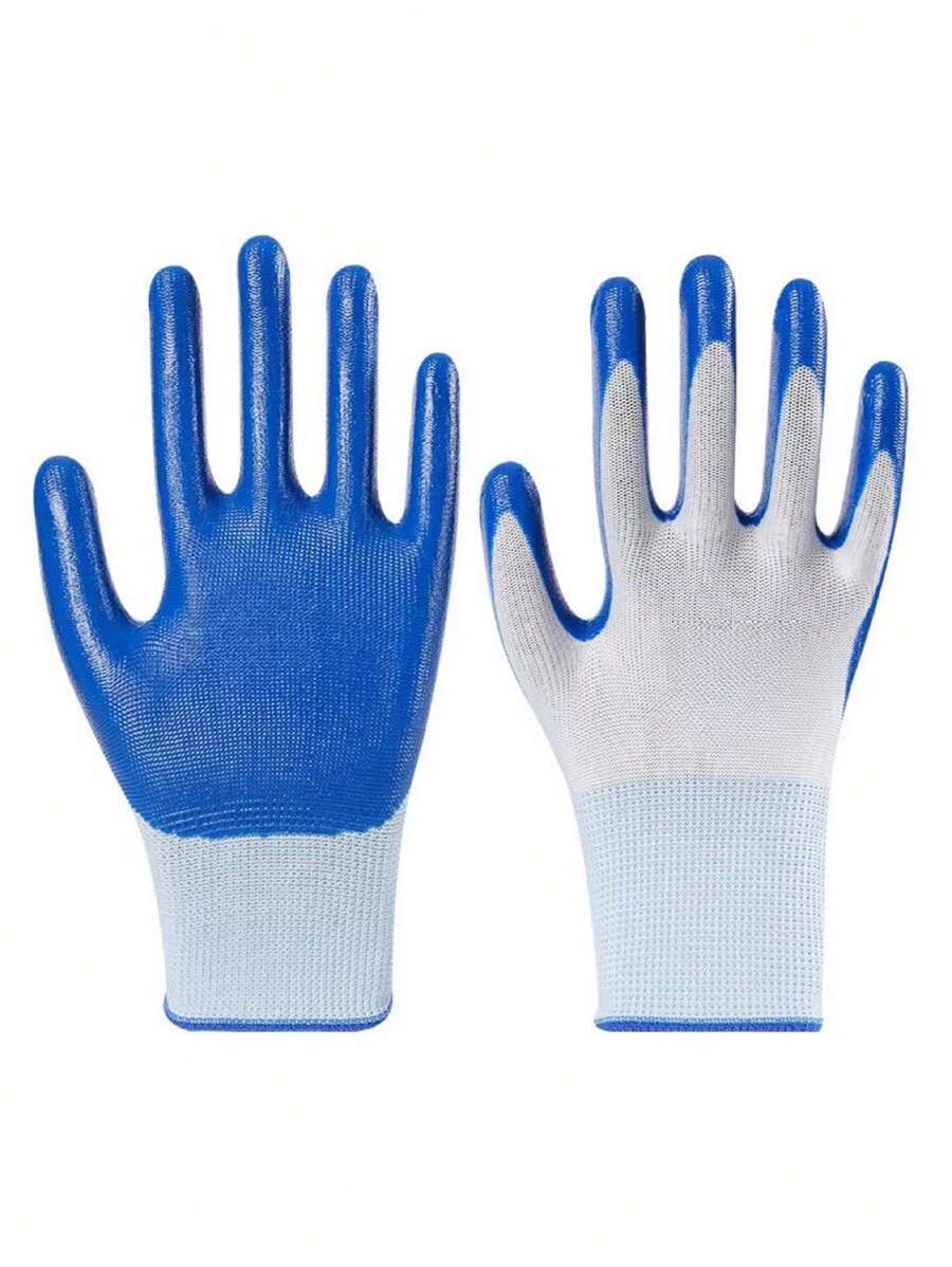 10 Pairs Work Gloves - White Safety Work Gloves For Repair, Construction, Industrial, Warehouse, Gardening, BBQ, And Other Uses, For Men And Women - Multicolor - View 1