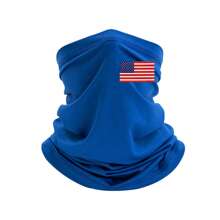 5 件/2 件/1 件美国国旗印花颈套脸部服装颈套面罩围巾防晒透气头巾透气防晒防风适用于滑雪钓鱼徒步骑行春夏季 - 彩色 - 查看 10