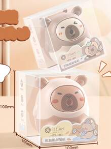 1pc Capybara Shaped Sharpener, Cute & Cartoonish, Multipurpose & Easy To Use Student Pencil Sharpener, Thick Material Durable Anti-Drop Alloy Blade, Suitable For Various Pencil Sizes Back To School