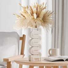 NJCHARMS 1PC White Heart Shaped Ceramic Vase, Heart Shaped Vase, Bohemian Vase, Valentine's Day Decorations Vase, For Office, Bedroom, Mantelpiece And Other Desktop Decorations, Decorative Choices Ideal For Weddings Special Occasions Rama Rama Gifts Birthday Graduation Home Decor Room Decor Flower Vase Glass Vase