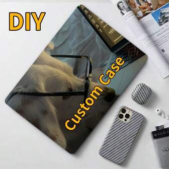 Customizable DIY Series Laptop Protective Shell Compatible With MacBook Air 13/14/15/16 Inch, Includes Keyboard Cover, Suitable For Air 13.6, A1370, A1534, A1502, A1707, A2337, A1932, A2179, And Pro 13.3, A2338, A1706, A1708