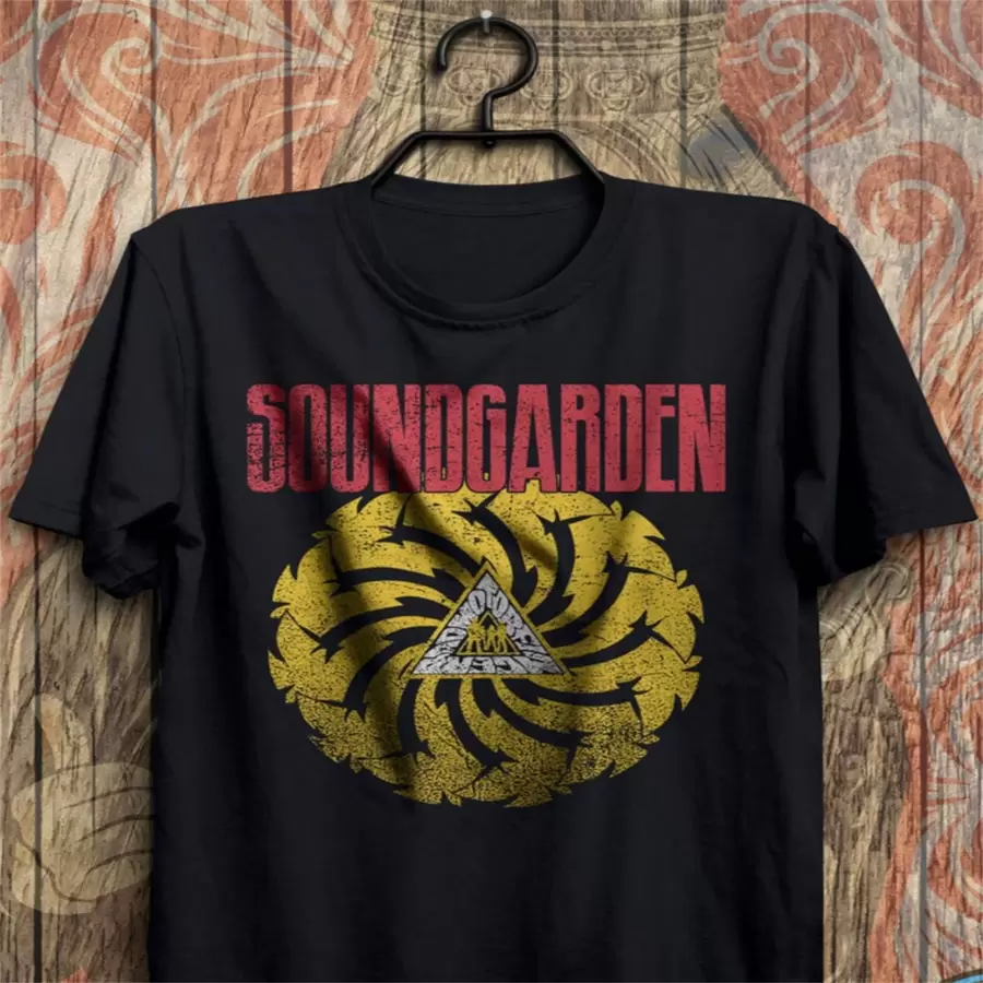 Soundgarden 90's T-Shirt, Music Tour Rock Band Music Shirt, Unisex T. - màu đen - Xem 1