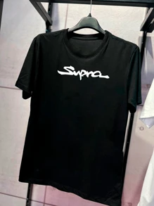 Men's Shirt Supra A90 T-Shirt Promotion - 黑色 - 查看 2