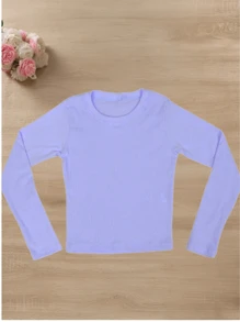 Blusa de Manga Longa Canelada – Conforto e Elegância Casual
