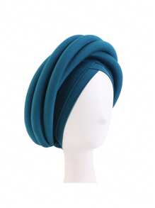 1pc African Style Handmade Flower Headdress, Luxurious Women Headscarf, Elegant For Important Occasions - Multicolor - View 17