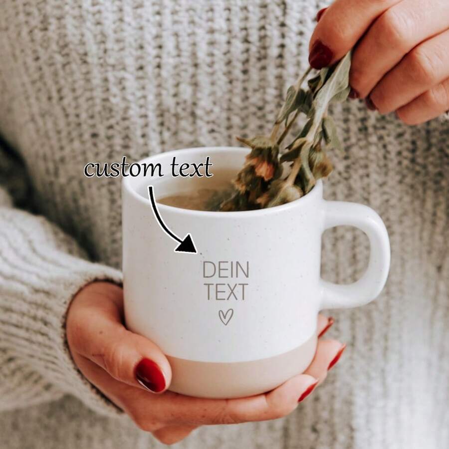 个性化陶瓷杯，可印您的文字 | 陶器杯，可雕刻您自己的文字 | 天然无釉底座，定制教师礼品玻璃杯，亮色吸管玻璃杯，教师杯，教师感谢礼物，感谢老师的礼物，返校礼物