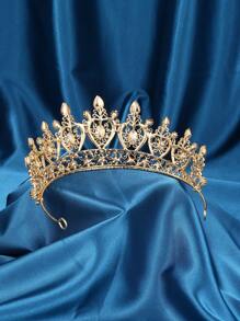 Women's Princess Crown Headpiece, Birthday Queen Black Crystal Crown, Suitable For Party, Birthday, Halloween, Photography, Gift-Giving, Christmas And Other Occasions - Multicolor - View 10