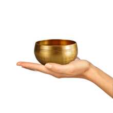 唱钵 3.15 英寸小号铜材质，声音清脆，适合醒悟、瑜伽、冥想、缓解心理压力，也可作为礼物赠送 - 彩色 - 查看 8