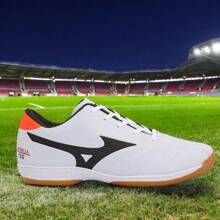 Kids Football Boots For Children Comfortable Soft Lightweight Ideal For Running Training Games Futsal Soccer - trắng - Xem 3