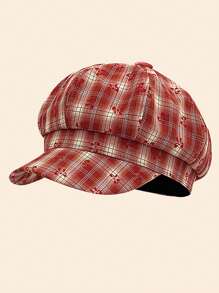 Butterfly Print Beret Hat For Women, Spring/Summer New Arrival - A - View 8