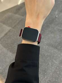 1 条硅胶磁性表带，兼容华为 Watch Fit 1/Fit 2/Fit 3 智能手表表带 - 彩色 - 查看 2