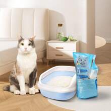Nobleza - 3,8L Lettiera per Gatti in Silice Gel diamantato per Gattini  Assorbente - Beige - Visualizzare 6