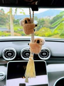 3pcs Car Ornament Cute Koala Interior Rearview Mirror Pendant Interior Decoration - one-size - View 12