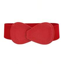 1pc Women's Elastic Waist Belt, Daily Work Dress Decoration, Cardigan Waist Cincher Accessory, Plus Size Summer, School Fall, Autumn, Halloween - A piece of - View 26