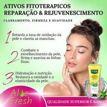 Aloe Vera Aloe Vera Gel Moisturizing Cream 30g Refreshing After-Sun Skin Care - 黃色 - 查看 8