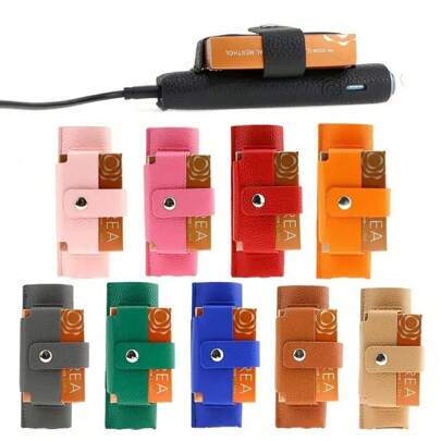 IQOS 4.0 ILUMA I One Compatible Protective Case, Litchi Texture PU Leather, Anti-Scratch Shockproof Cover Buckle Closure, For IQOS ILUMA One And ILUMA I One With PVC Material