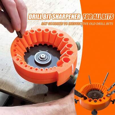 Afiador de brocas, acessório de moagem de brocas elétricas, moedor de brocas antigo, moedor de ângulo de lâmina gigante para moer brocas, brocas de 2 a 13 mm para moer moedor de 125 mm