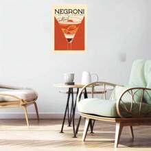 1 幅无框海报墙艺术复古卡通果汁海报和印刷饮料帆布画俱乐部酒吧商店家居装饰 - 彩色 - 查看 13