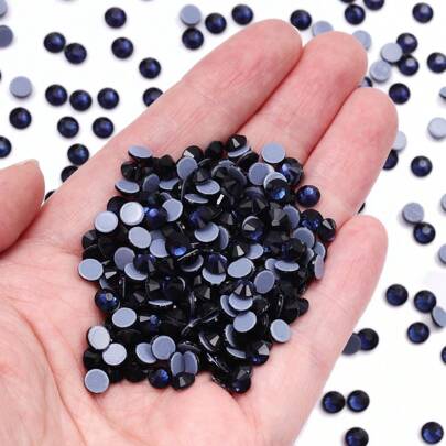 1,440pcs SS3-SS30 Round Flat-Back High Quality Glass Hotfix Rhinestones For Apparel, Shoes, Hats, Accessories