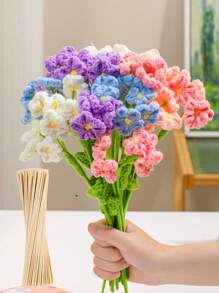 100/50/25 piezas Tallos de flores de madera, tallos de flores artificiales de alambre de hierro para manualidades de ramos florales DIY, varillas de soporte para ramos de flores artificiales, flores de alambre de hierro y arreglos florales para el jardín (30/25/20/15 cm) - Caqui - Ver 4