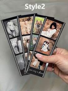 个性化照片、可定制图片和文字、家居装饰、派对装饰、定制个性化DIY书签、电影风格相框、留住美好瞬间、纪念礼品、适合情侣和家庭、夏季假期、多功能、装饰性强、可重复使用、精致、时尚、高品质、色彩丰富、现代、定制、个性化、独特、适用于情人节、母亲节、生日、父亲节、毕业典礼、婚礼、乔迁之喜、营造温馨氛围、秋季装饰、时尚设计 - style 2 - 查看 2