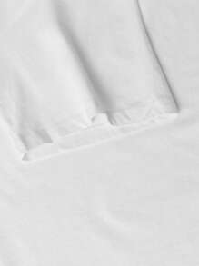 Trừu tượng tinh tế, Chân dung đính hạt, Họa tiết đôi môi đỏ gợi cảm, Áo phông trắng 100% cotton mùa xuân và mùa hè Áo thun nữ tay ngắn, Quần áo phong cách đường phố rộng rãi, Phù hợp với Rock Punk, Giải trí tại nhà - Xem 4