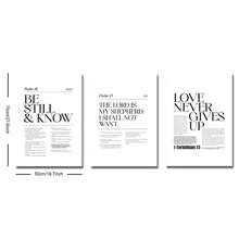 Bộ 3 bức tranh vải canvas in hình Chúa Jesus không khung, trích dẫn lời cầu nguyện của Cơ đốc giáo, tranh nghệ thuật tối giản treo tường cho ký túc xá, căn hộ, phòng ngủ, phòng khách, trang trí nhà hiện đại - Nhiều màu - Xem 15