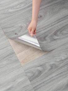 1 Stück dicke, verschleißfeste selbstklebende Holzmaserung Bodenaufkleber. Wasserdicht, feuchtigkeitsbeständig, schwer durchdringbar, leicht zu pflegen. B1 Brandschutzzertifizierung. Selbstklebend mit Abdeckfolie, abziehen und aufkleben. Wasserdicht, schmutzabweisende UV-Schutzschicht an der Oberfläche. Verschleißfest, kratzfest, Oberflächenschutzschicht schützt den Boden, langanhaltend. Küchenzubehör, Küche, Küchenutensilien, Küchendekoration, Bodenfliesen, Bodenbelag - Hellgrau - Übersicht 5