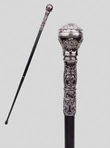 1 cây gậy kim loại tròn họa tiết cung điện nhiều màu, họa tiết hoa văn Paisley, vương trượng cổ điển, hai đoạn, có thể tháo rời, gậy kim loại cũ, thời trang và thanh lịch, gậy quý ông Anh cao cấp, thích hợp làm quà tặng ngày lễ hàng ngày và biểu diễn hóa trang Halloween, phụ kiện Halloween cho ngày tựu trường - Nhiều màu - Xem 5