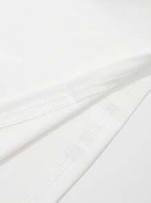 Áo thun nữ in theo yêu cầu - Thêm chữ và hình ảnh của riêng bạn, trang phục tối giản mùa xuân/hè, in theo yêu cầu (ảnh gia đình/ảnh selfie/ảnh thú cưng/ảnh bạn bè/ảnh tiệc), chữ/lời chúc/tên tùy chỉnh, thời trang, tối giản, độc đáo, trang phục thể thao thường ngày màu trắng, đồ tập gym, thân thiện với yoga. - trắng - Xem 8