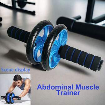 1PC Anti Slip Abdominal Muscle Roller For Abs Exercise Equipment For Core Exercise Equipment For Men And Women's Home Exercise Equipment Gym Accessories, Sport, Gym, Home Exercise, Abdominal Wheel, Abdominal Roller