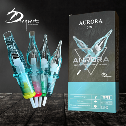 Cartucho de Agulhas para tatuagem Aurora Cartela com 5 Unidades