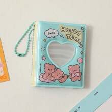 1 Pc Mini Photo Album PVC Transparent Sticker Name Card Holder Pocket Coins Album Album Photo Holds Photo Coin Holder - Multicolor - View 2