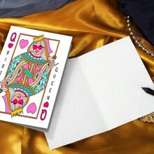 Funny Birthday Cards, Queen Of Hearts Birthday Cards, Stylish Birthday Cards With Envelopes For Mom, Girlfriend, Sister, Daughter, Unusual Things, Cute Aesthetic Items - Multicolor - View 5