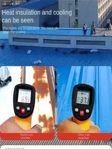 لفة 1/2 شريط إصلاح مقاوم للماء، مقاوم للماء، عازل للحرارة، مقاوم للصدأ، لاصق قوي، مقاوم لدرجات الحرارة العالية، مناسب لأسطح المعادن في المنزل والمصنع، تجديد السقف والصفائح الحديدية، سد الشقوق، مستلزمات إصلاح المنزل - متعدد الألوان - مشاهدة 9