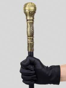 1 cây gậy kim loại tròn họa tiết cung điện nhiều màu, họa tiết hoa văn Paisley, vương trượng cổ điển, hai đoạn, có thể tháo rời, gậy kim loại cũ, thời trang và thanh lịch, gậy quý ông Anh cao cấp, thích hợp làm quà tặng ngày lễ hàng ngày và biểu diễn hóa trang Halloween, phụ kiện Halloween cho ngày tựu trường - Nhiều màu - Xem 9