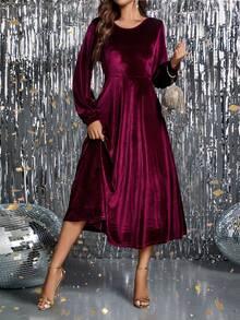 Women's Long Dress With Design, Comfortable, Mature And Generous, Suitable For Outdoor And Everyday Wear