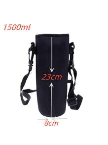 1个可调节绑带保温水壶套，防汗，易清洗，适合日常补水，可用作水壶套，也适用于旅行、露营、徒步、钓鱼和其他户外活动，是理想的返校用品。 - 彩色 - 查看 16