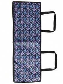 Bolsa Pasta Multiuso Porta Esmaltes Maquiagem Manicure Maquiadora até 120 frascos sem bolsão interno Nacional Estampada Exclusiva