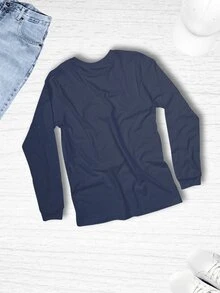 Men T-Shirts - Navy Blue - View 4