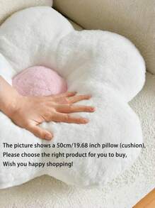 Flower Pillows, Soft Flower Shaped Pillow With Home Decorative For Couch Chair Bed,Flower Floor Throw Pillows For Adults Bedroom Living RoomSpring,Gifts For Family And Friends - Blue White Core - View 3