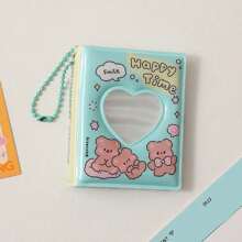 1 Pc Mini Photo Album PVC Transparent Sticker Name Card Holder Pocket Coins Album Album Photo Holds Photo Coin Holder - Multicolor - View 10