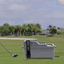 kangten Semi-Automatic Golf Ball Dispenser Golf Ball Pitching Machine Golf Ball Container - Grey - View 10