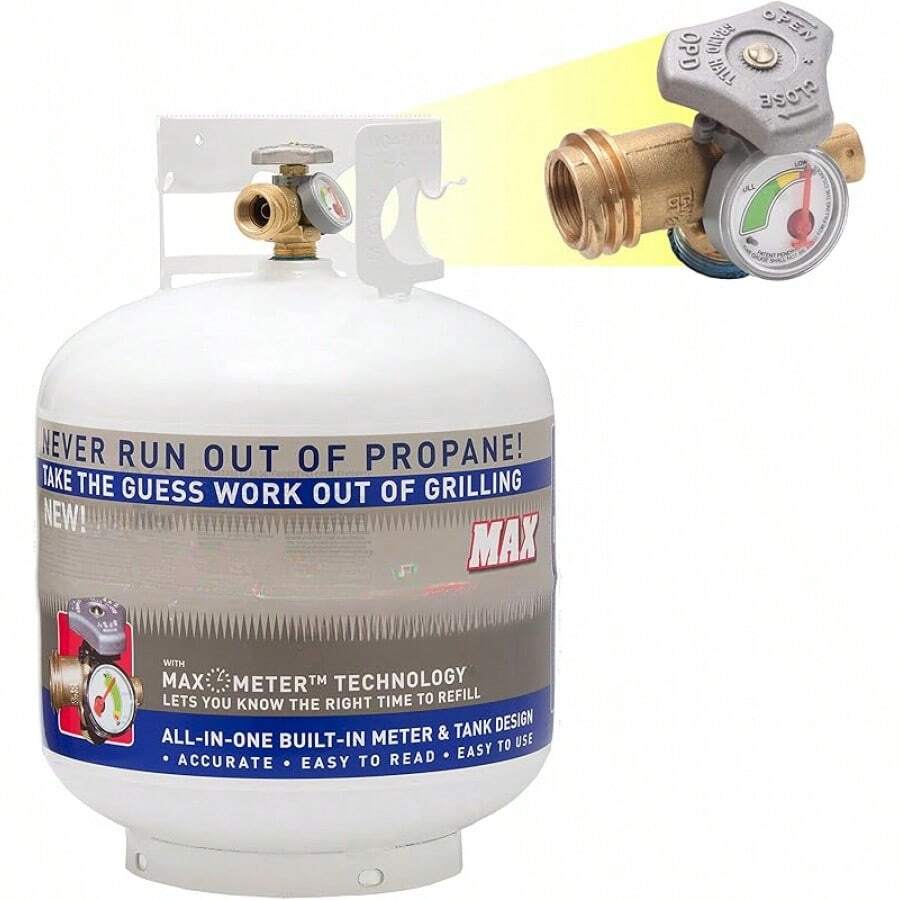YSN230b 20 Pound Steel Propane Tank Cylinder With OPD Valve And Built ...