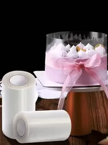 5 متر/لفة طوق كيك شفاف من الأسيتات، لف الكيك، تغليف كيك أنيق، ديكور الحافة، غلاف بلاستيكي للكيك، فيلم لف الكيك، شريحة كيك موس، طوق كيك DIY لديكور الخبز، صنع بطاقات الهز، موس، شوكولاتة وحلويات، إكسسوارات خبز مثالية لالاستخدام المنزلي والاحترافي، مناسبة لأعياد الميلاد والزفاف والتخرج وعيد الأم وعيد الأب وحفلات استقبال المواليد وكشف جنس الجنين وديكورات الكيك وتوريدات محلات الحلويات والهالوين