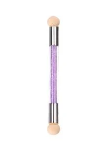 Pincel Duplo para Esponja de Unha para Degradê, Pincel Aplicador para Seleção e Efeitos Degradê, Pincel Duplo com Ponta de Esponja para Tinta e Arte de Unhas, Ferramenta DIY para Manicure