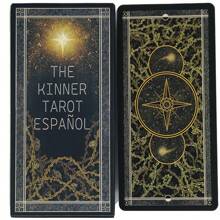 一套西班牙语 Kinder 塔罗牌，带占卜棋盘游戏，适合万圣节、圣诞节礼物，适合家庭聚会娱乐