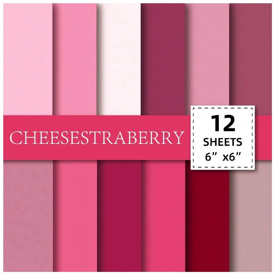 1 套紫色风格剪贴簿纸 6 英寸 x 6 英寸，12 张纯色简约情人节剪贴簿纸，一张单面 Decopodge 纸，用于手工垃圾日记本、贺卡制作装饰背景、学校用品、返校