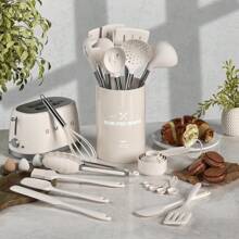 Utensilios de Cocina de Silicona: 43 Piezas Juego de Utensilios de Cocina Antiadherente,Utensilios de Cocina de Silicona Resistente Sin BPA El Mejor Juego de Utensilios de Cocina - 1 - Ver 9