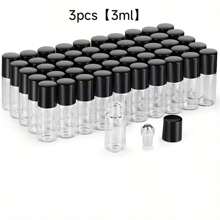 1ml/2ml/3ml 玻璃滾珠瓶，香水/精油試用小瓶，透明玻璃瓶，適用於工作、旅行及其他場合，噴霧瓶，迷你香水 - 彩色 - 查看 17